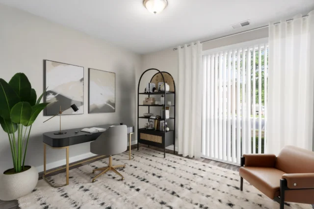 Village on Riverwalk living area furnished